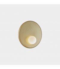 Kinkiet Trip LEDS C4 - Ø30 cm, pojedynczy, złoty