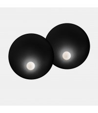 Kinkiet Trip LEDS C4 - podwójny, Ø46/Ø46 cm, czarny