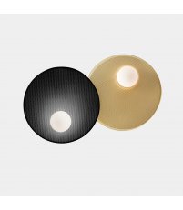 Kinkiet Trip LEDS C4 - podwójny, Ø30/Ø30 cm, czarno-złoty