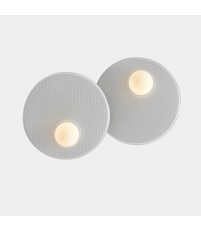 Kinkiet Trip LEDS C4 - podwójny, Ø30/Ø30 cm, szary