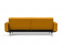 OUTLET Sofa z funkcją spania Splitback Styletto Innovation Living - tkanina Dessin 507 Elegance, Burned curry