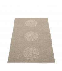 Chodnik VERA 2.0 Pappelina - dark linen / linen metallic, różne rozmiary, BIOVYN™