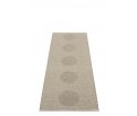 Chodnik VERA 2.0 Pappelina - dark linen / linen metallic, różne rozmiary, BIOVYN™