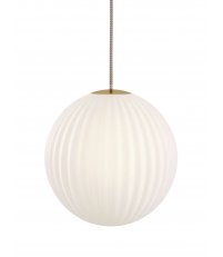 Lampa Bright Modeco XL Brass Nordic Tales - przewód crema