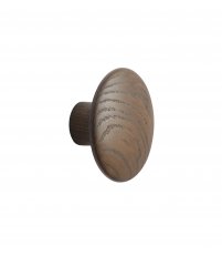 Wieszak DOTS S Muuto 9 cm - ciemnobrązowa bejca, drewniany