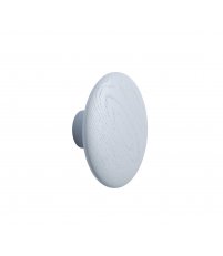 Wieszak DOTS M Muuto 13 cm - light blue, drewniany
